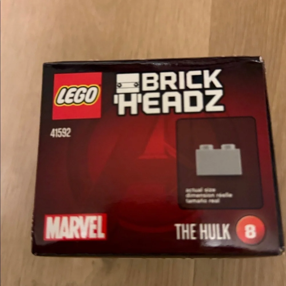 Lego brick headz the hulk set 41592 new in sealed box 93 pieces  retired & rare!